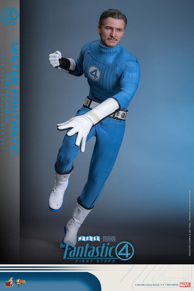 The Fantastic Four: First Steps Movie Masterpiece Actionfiguren 2er-Pack 1/6 Mister Fantastic & H.E.R.B.I.E. 30 cm