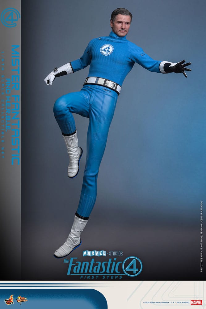The Fantastic Four: First Steps Movie Masterpiece Actionfiguren 2er-Pack 1/6 Mister Fantastic & H.E.R.B.I.E. 30 cm