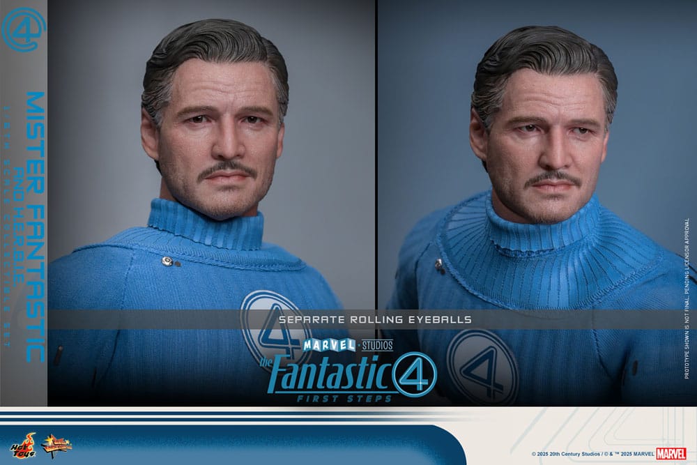 The Fantastic Four: First Steps Movie Masterpiece Actionfiguren 2er-Pack 1/6 Mister Fantastic & H.E.R.B.I.E. 30 cm