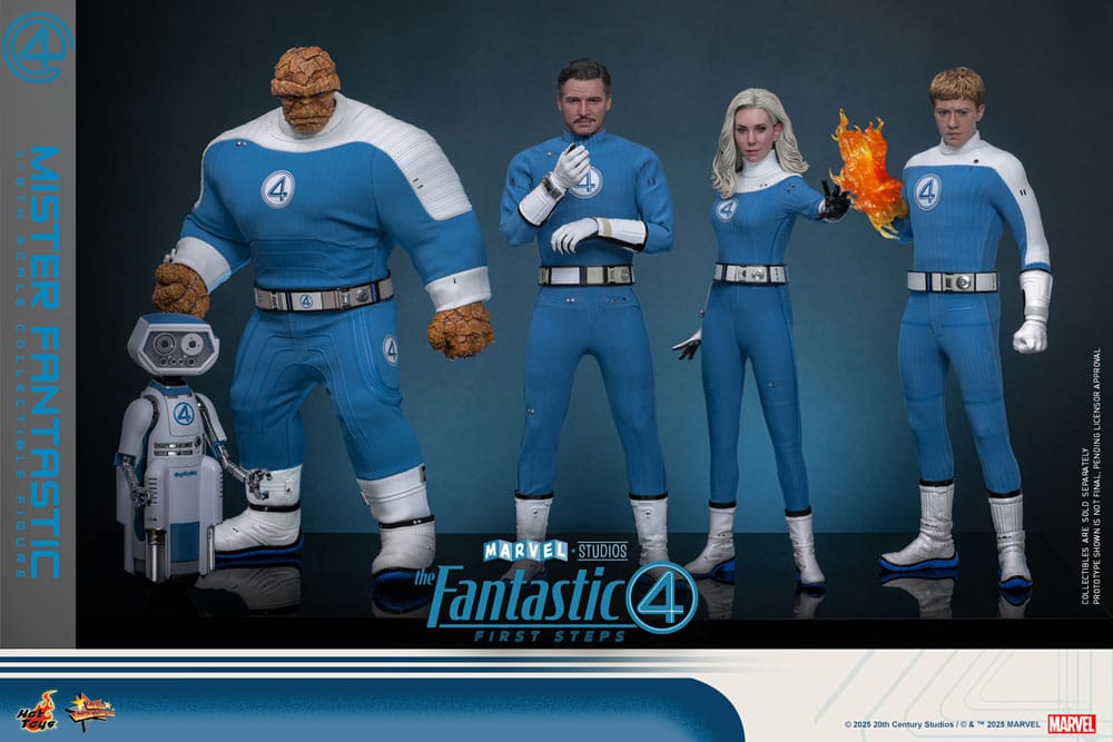 The Fantastic Four: First Steps Movie Masterpiece Actionfigur 1/6 Mister Fantastic 30 cm