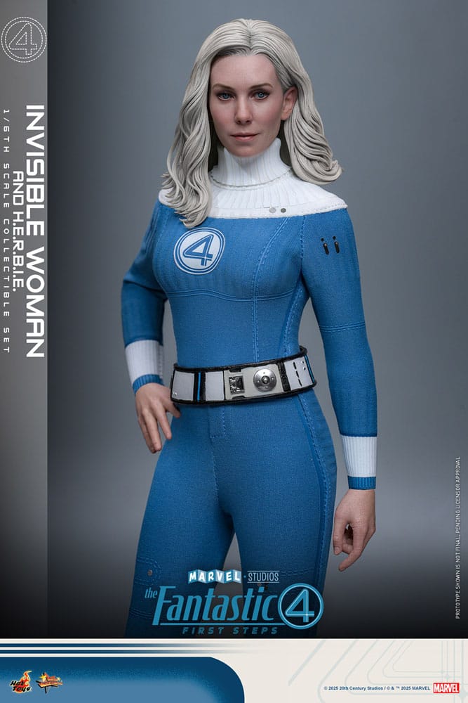 The Fantastic Four: First Steps Movie Masterpiece Actionfiguren 2er-Pack 1/6 Invisible Woman & H.E.R.B.I.E. 28 cm