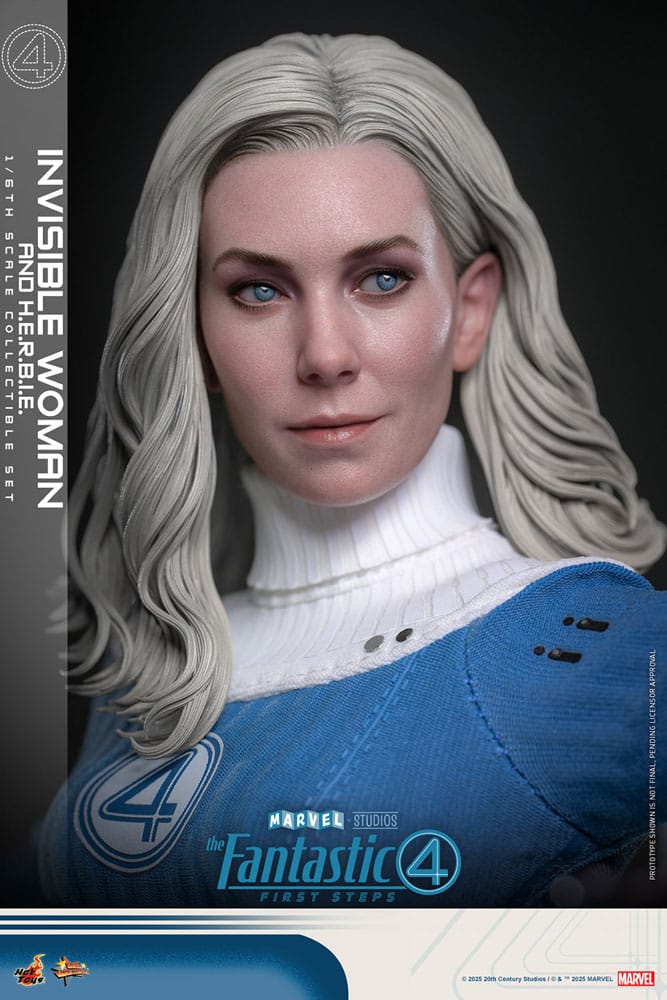 The Fantastic Four: First Steps Movie Masterpiece Actionfiguren 2er-Pack 1/6 Invisible Woman & H.E.R.B.I.E. 28 cm