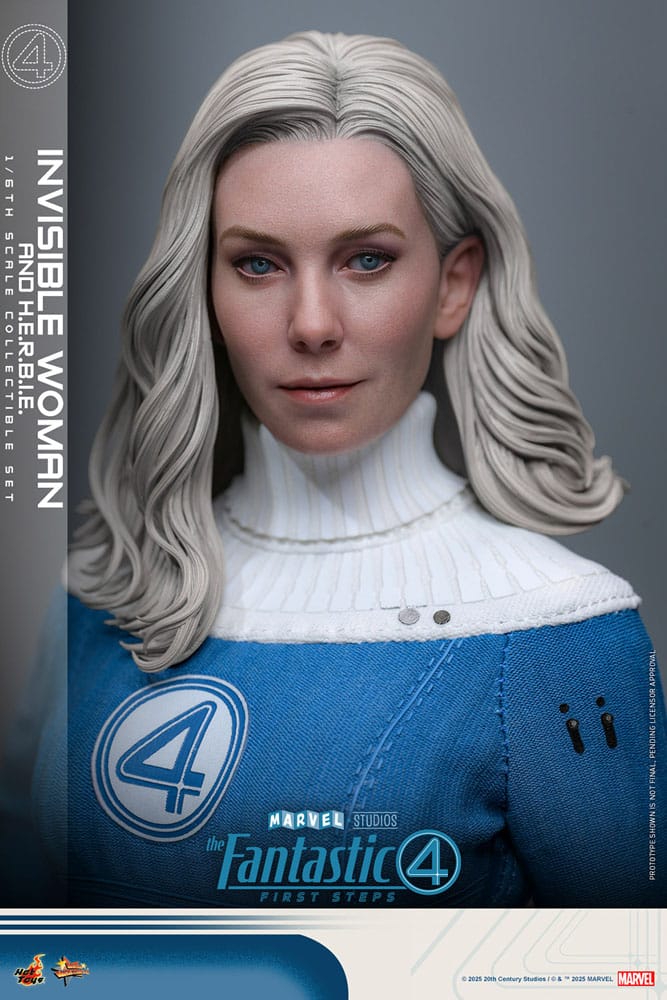 The Fantastic Four: First Steps Movie Masterpiece Actionfiguren 2er-Pack 1/6 Invisible Woman & H.E.R.B.I.E. 28 cm