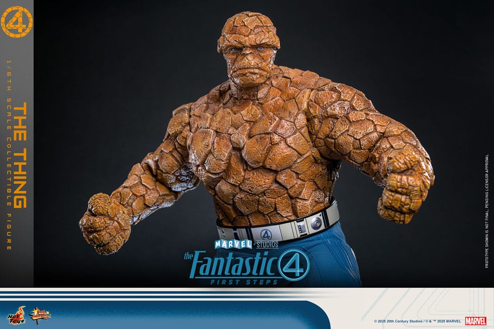 The Fantastic Four: First Steps Movie Masterpiece Actionfigur 1/6 The Thing 31 cm