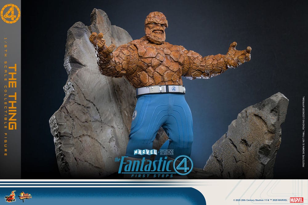 The Fantastic Four: First Steps Movie Masterpiece Actionfigur 1/6 The Thing 31 cm