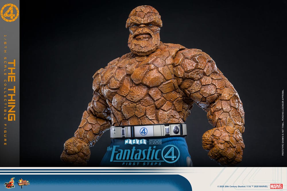 The Fantastic Four: First Steps Movie Masterpiece Actionfigur 1/6 The Thing 31 cm