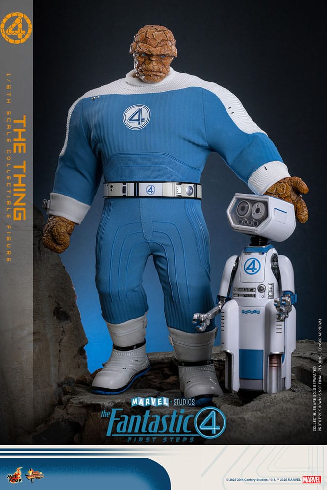 The Fantastic Four: First Steps Movie Masterpiece Actionfigur 1/6 The Thing 31 cm