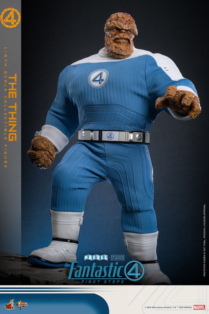 The Fantastic Four: First Steps Movie Masterpiece Actionfigur 1/6 The Thing 31 cm