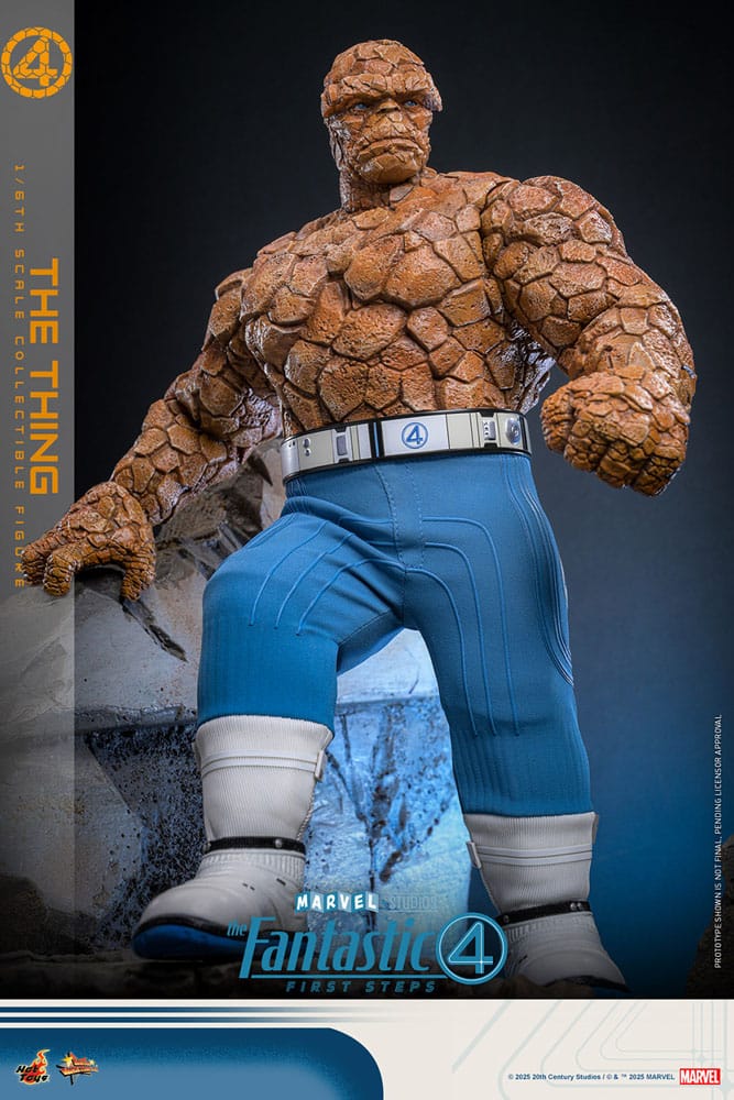 The Fantastic Four: First Steps Movie Masterpiece Actionfigur 1/6 The Thing 31 cm