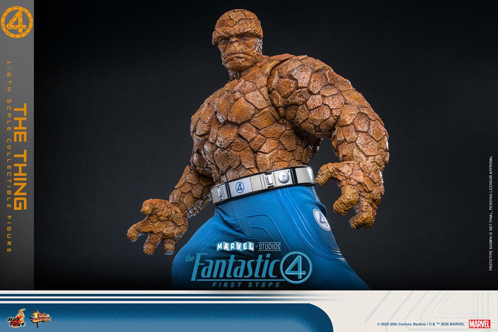 The Fantastic Four: First Steps Movie Masterpiece Actionfigur 1/6 The Thing 31 cm