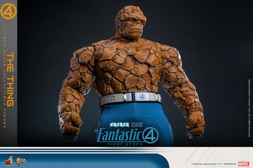 The Fantastic Four: First Steps Movie Masterpiece Actionfigur 1/6 The Thing 31 cm