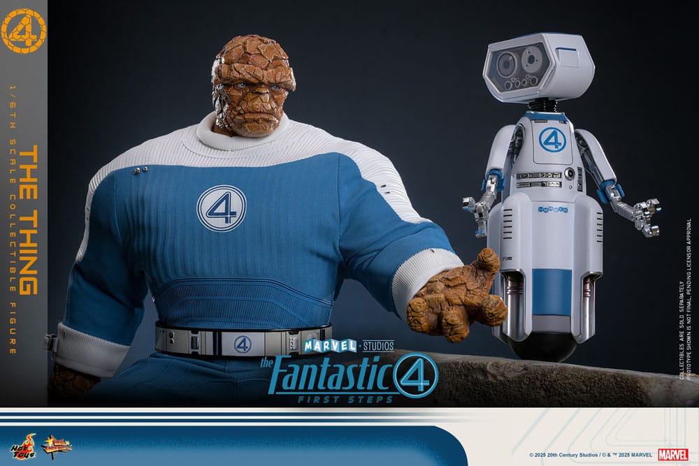 The Fantastic Four: First Steps Movie Masterpiece Actionfigur 1/6 The Thing 31 cm