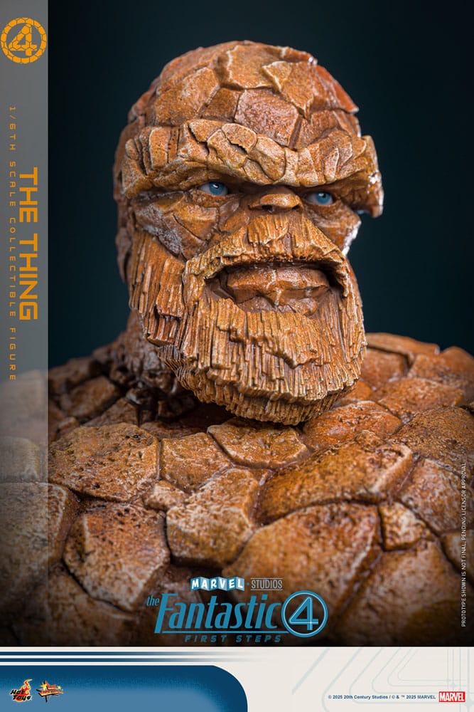 The Fantastic Four: First Steps Movie Masterpiece Actionfigur 1/6 The Thing 31 cm