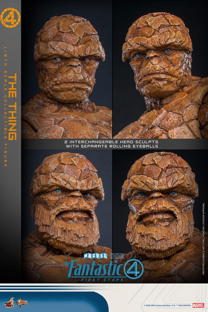 The Fantastic Four: First Steps Movie Masterpiece Actionfigur 1/6 The Thing 31 cm