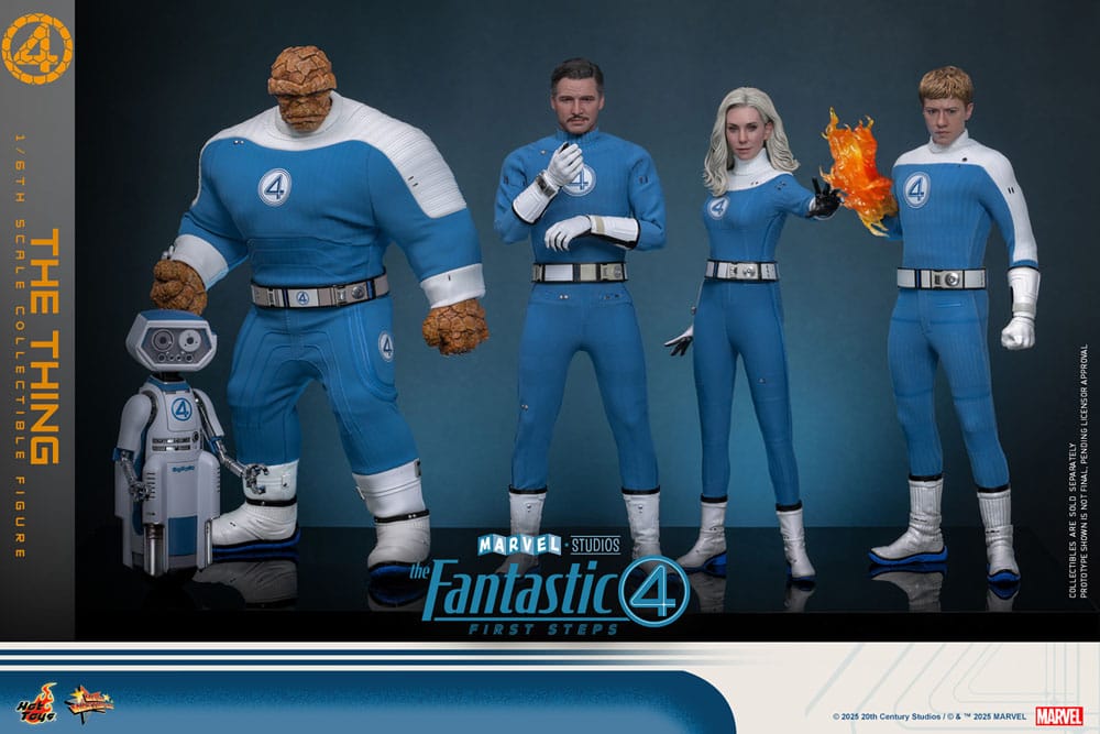 The Fantastic Four: First Steps Movie Masterpiece Actionfigur 1/6 The Thing 31 cm