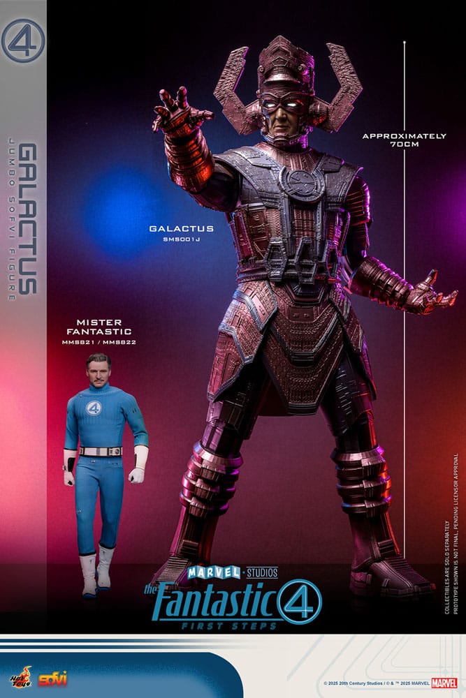 The Fantastic Four: First Steps Jumbo Sofvi Masterpiece Vinyl-Figur Galactus 70 cm