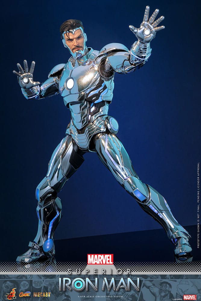 Marvel Comic Diecast Masterpiece Actionfigur 1/6 Superior Iron Man 32 cm