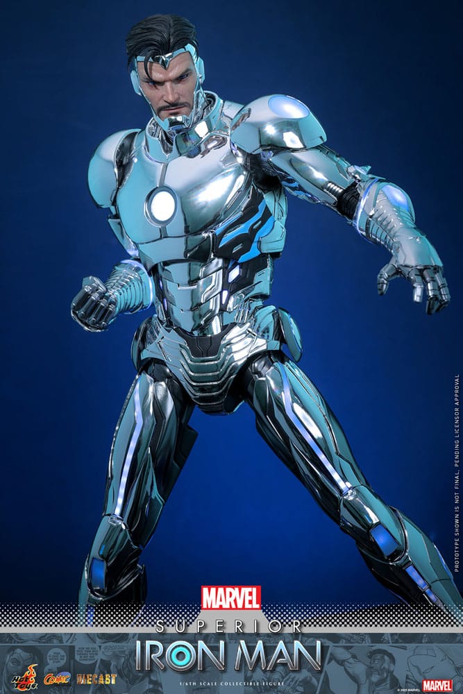 Marvel Comic Diecast Masterpiece Actionfigur 1/6 Superior Iron Man 32 cm