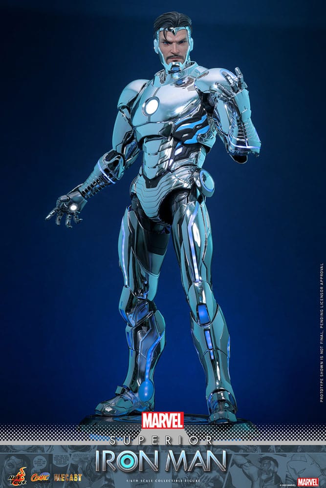 Marvel Comic Diecast Masterpiece Actionfigur 1/6 Superior Iron Man 32 cm