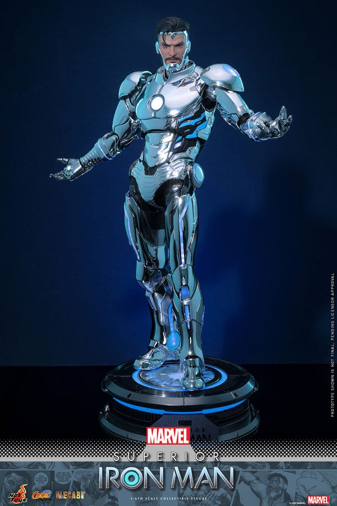 Marvel Comic Diecast Masterpiece Actionfigur 1/6 Superior Iron Man 32 cm