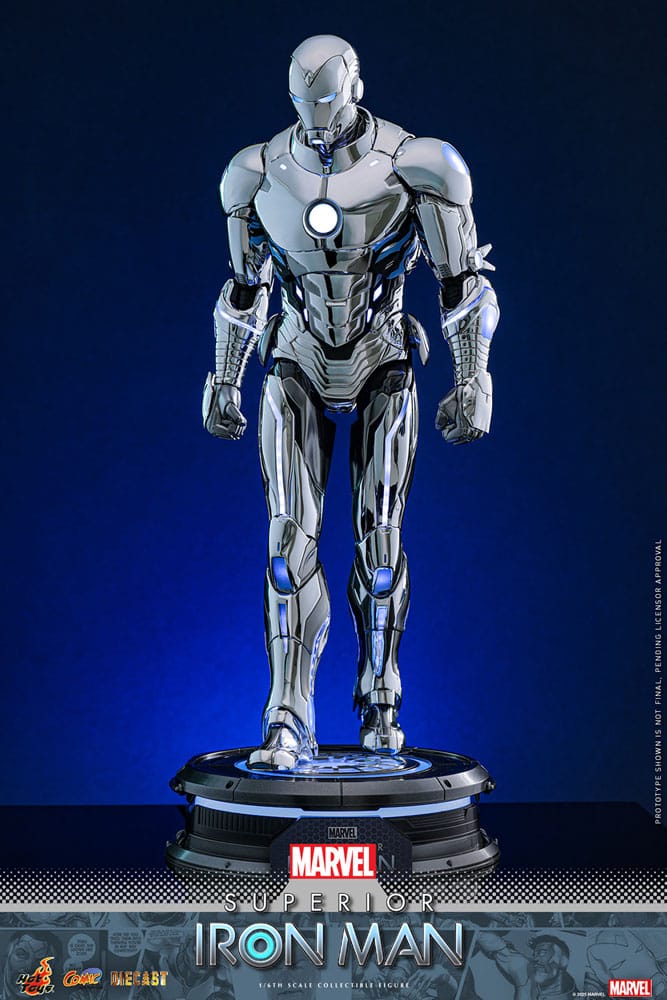 Marvel Comic Diecast Masterpiece Actionfigur 1/6 Superior Iron Man 32 cm
