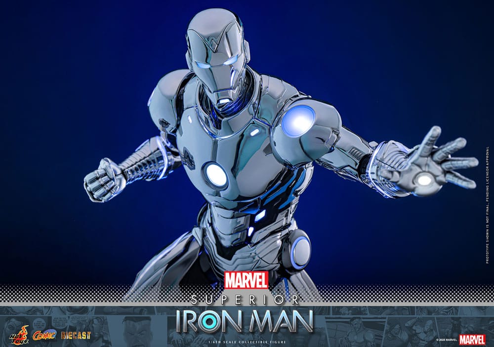 Marvel Comic Diecast Masterpiece Actionfigur 1/6 Superior Iron Man 32 cm