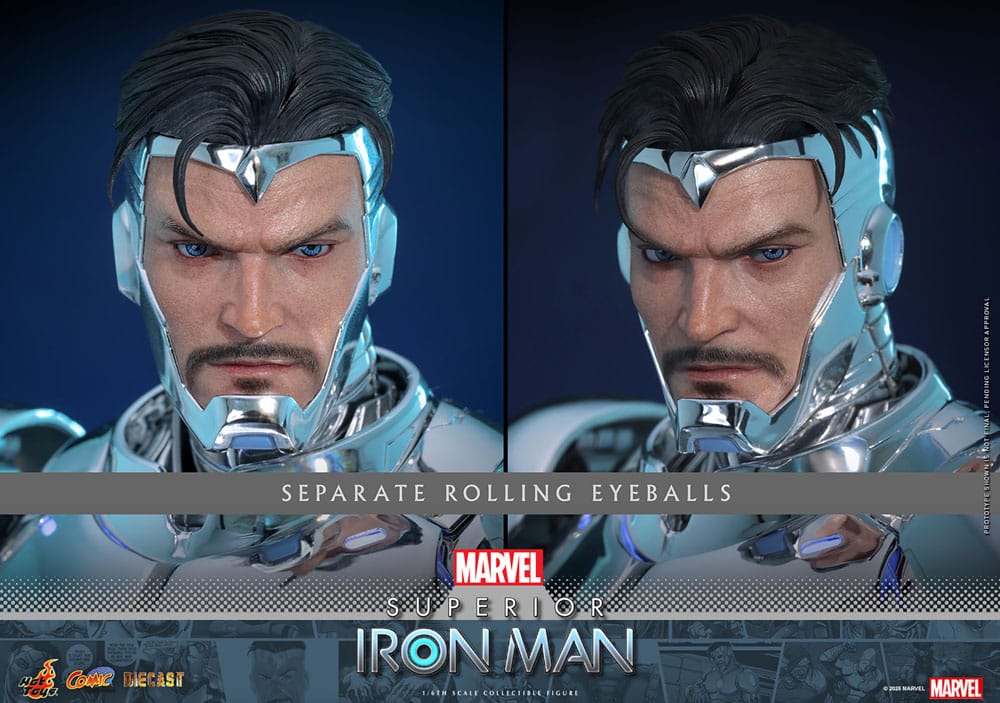 Marvel Comic Diecast Masterpiece Actionfigur 1/6 Superior Iron Man 32 cm