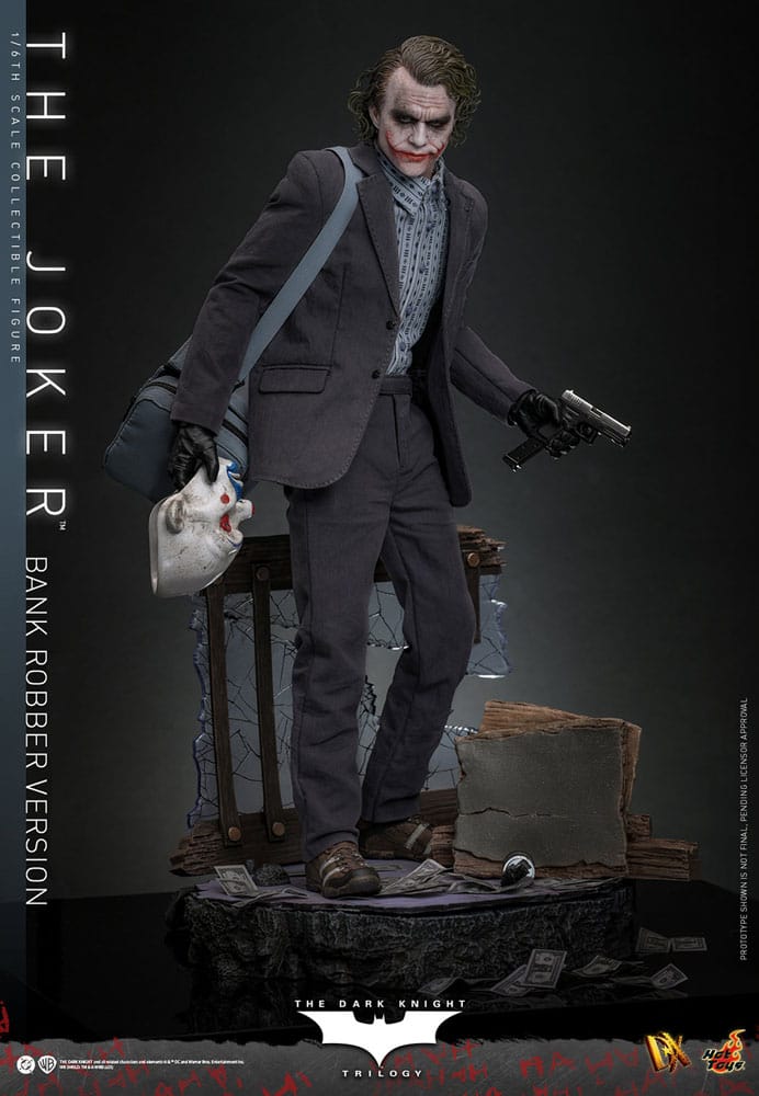 The Dark Knight DX Actionfigur 1/6 The Joker (Bank Robber Version) 30 cm