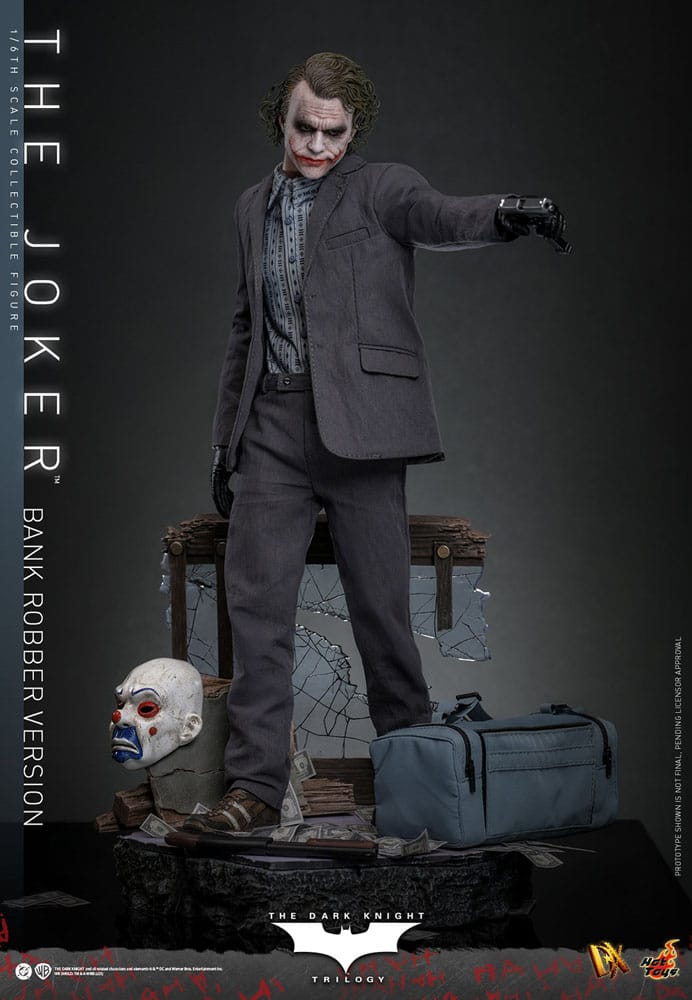 The Dark Knight DX Actionfigur 1/6 The Joker (Bank Robber Version) 30 cm