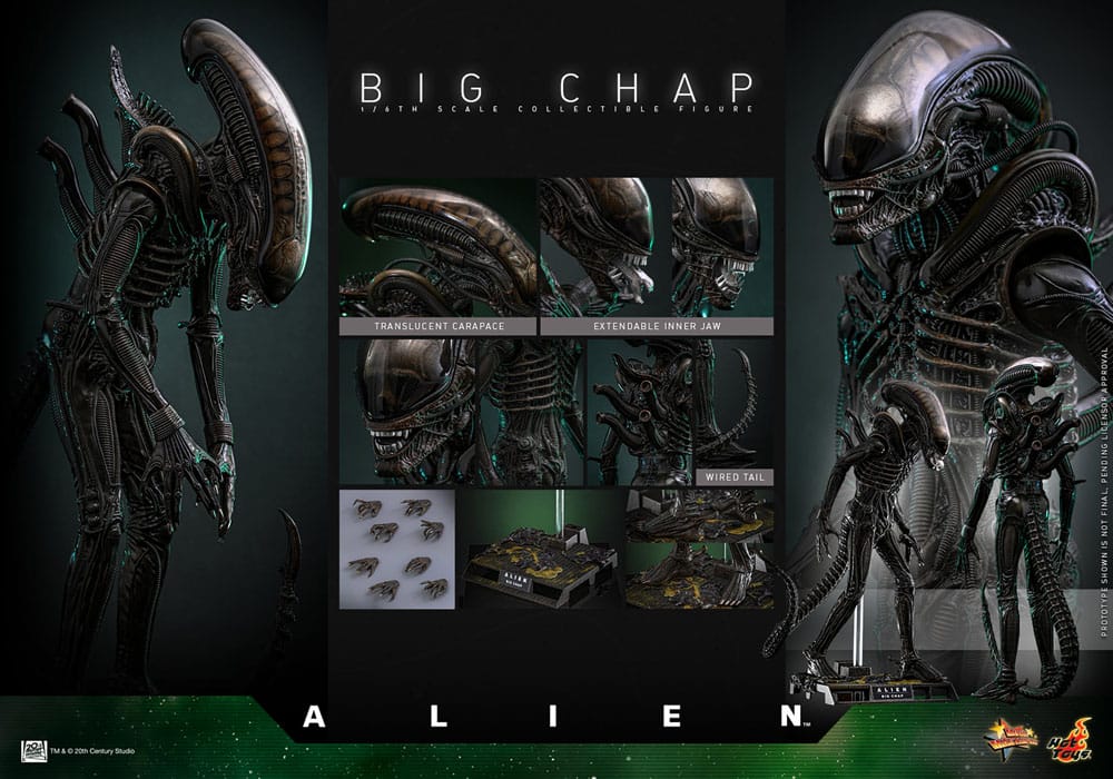 Alien Movie Masterpiece Actionfigur 1/6 Big Chap 36 cm