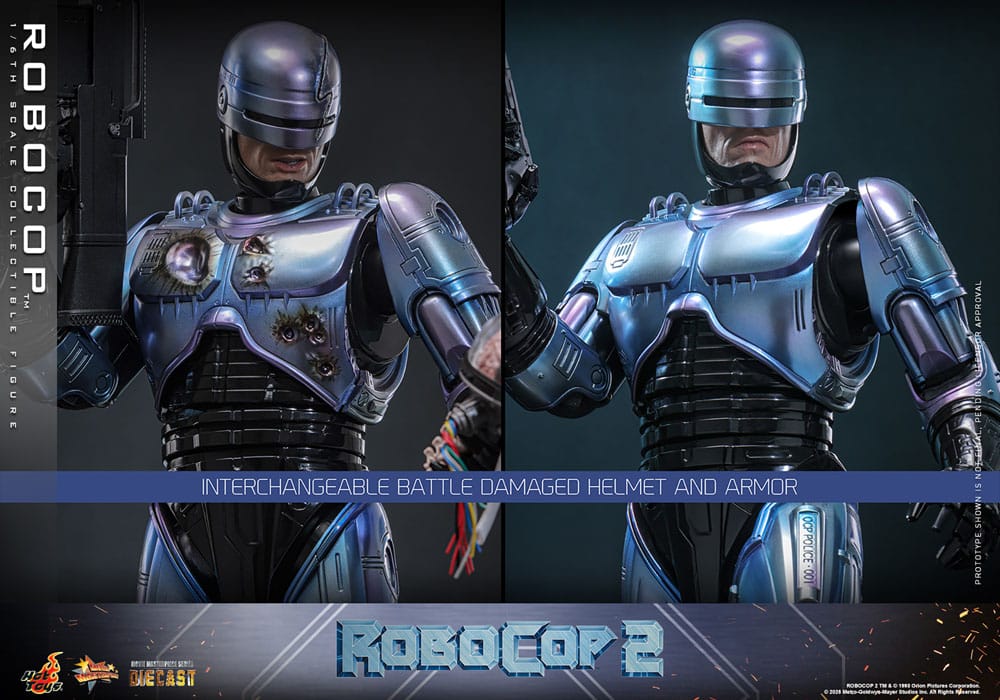 RoboCop 2 Movie Masterpiece Diecast Actionfigur 1/6 RoboCop 30 cm