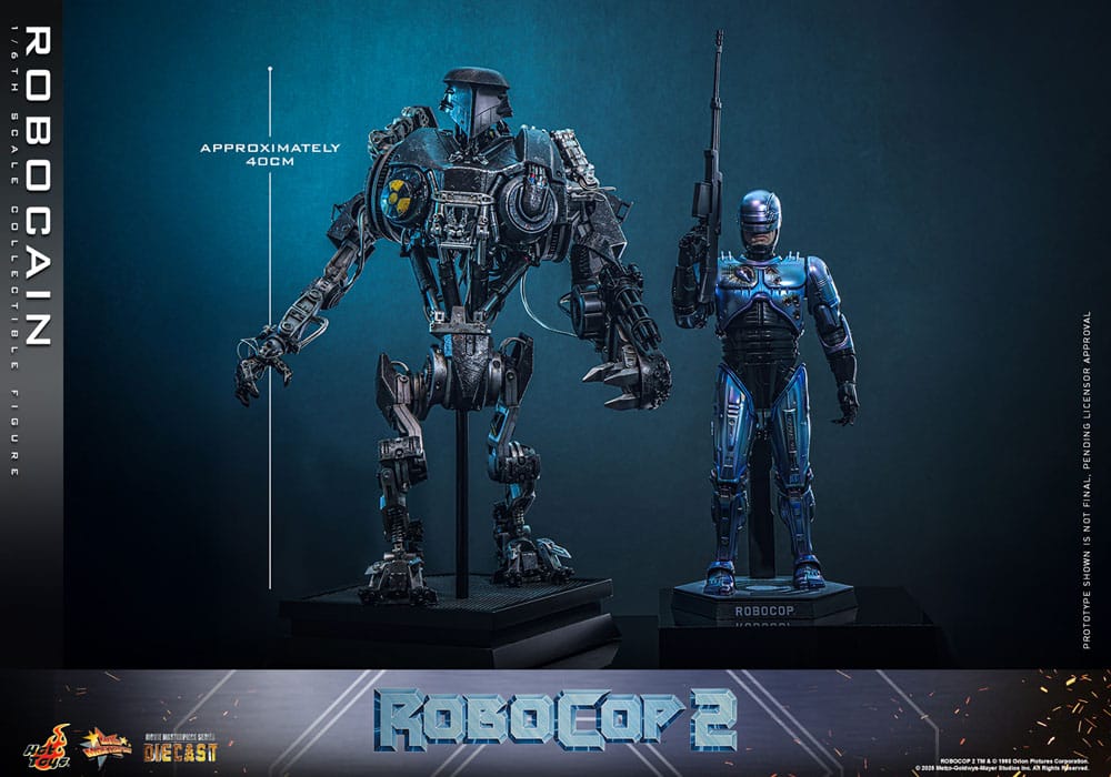 RoboCop 2 Movie Masterpiece Diecast Actionfigur 1/6 RoboCain 40 cm