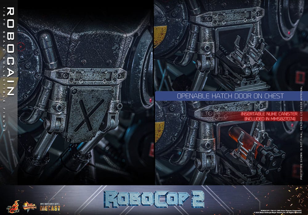 RoboCop 2 Movie Masterpiece Diecast Actionfigur 1/6 RoboCain 40 cm