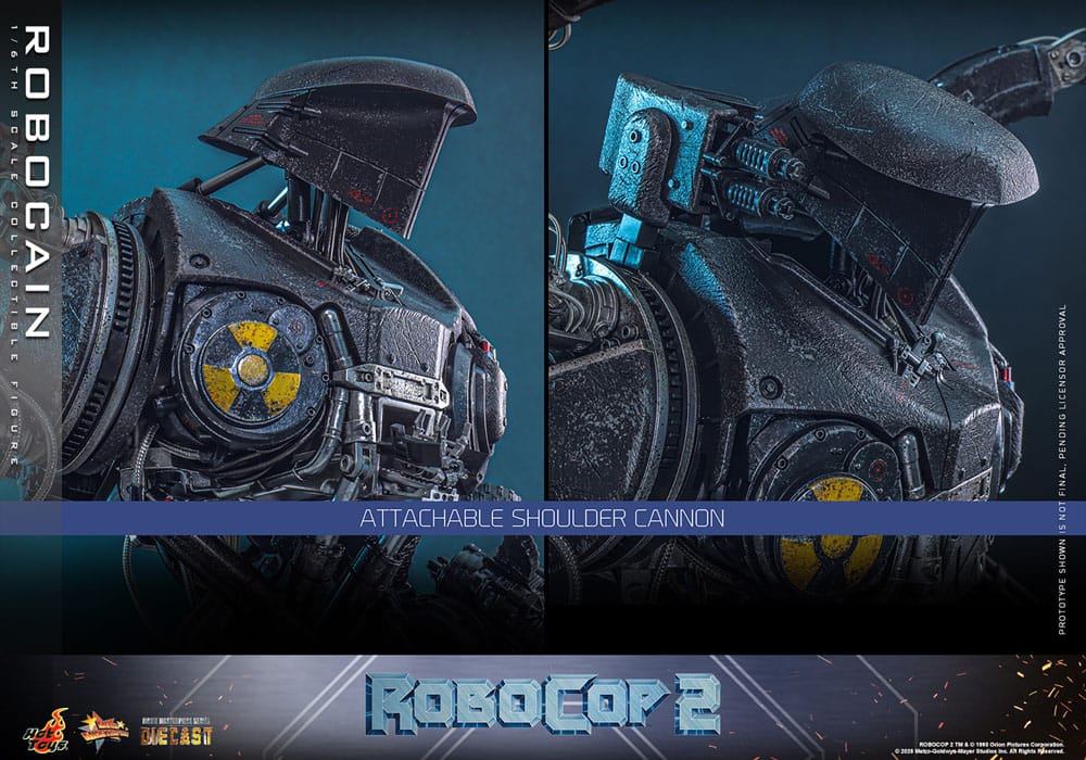 RoboCop 2 Movie Masterpiece Diecast Actionfigur 1/6 RoboCain 40 cm