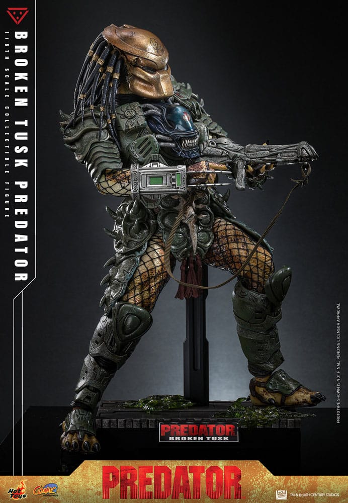 Alien vs. Predator Comic Masterpiece Actionfigur 1/6 Broken Tusk Predator 35 cm