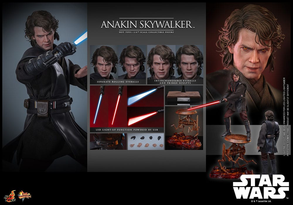 Star Wars: Episode III - Die Rache der Sith Movie Masterpiece Actionfigur 1/6 Anakin Skywalker 31 cm