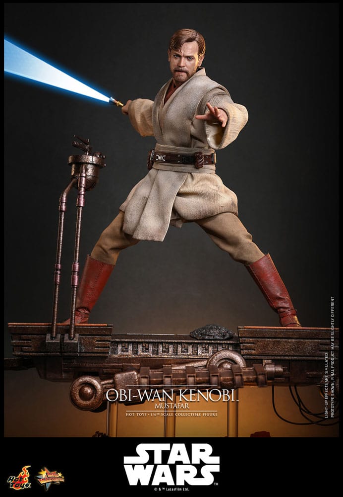 Star Wars: Episode III - Die Rache der Sith Movie Masterpiece Actionfigur 1/6 Obi-Wan Kenobi (Mustafar) 31 cm