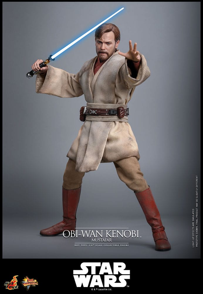 Star Wars: Episode III - Die Rache der Sith Movie Masterpiece Actionfigur 1/6 Obi-Wan Kenobi (Mustafar) 31 cm