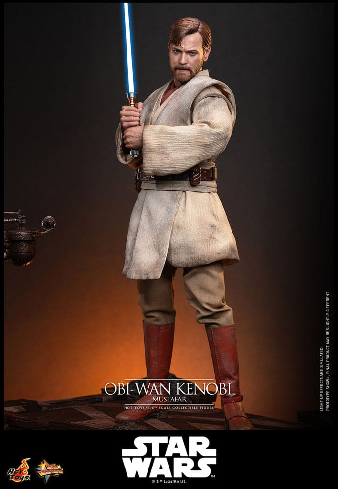 Star Wars: Episode III - Die Rache der Sith Movie Masterpiece Actionfigur 1/6 Obi-Wan Kenobi (Mustafar) 31 cm
