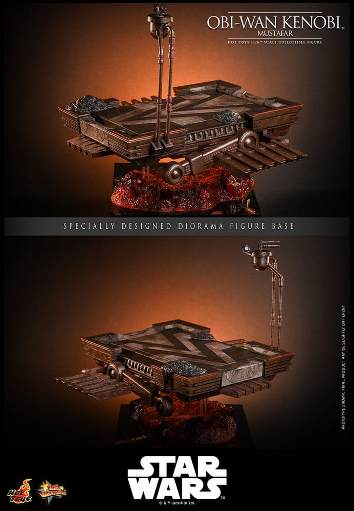 Star Wars: Episode III - Die Rache der Sith Movie Masterpiece Actionfigur 1/6 Obi-Wan Kenobi (Mustafar) 31 cm