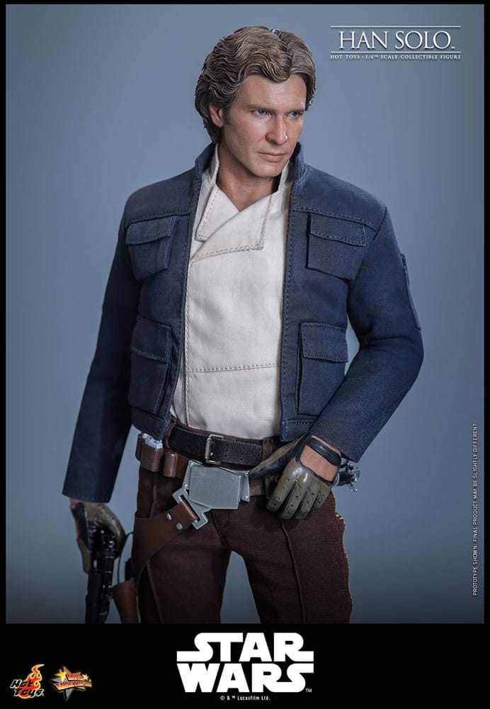 Star Wars Episode V Movie Masterpiece Actionfigur 1/6 Han Solo 31 cm