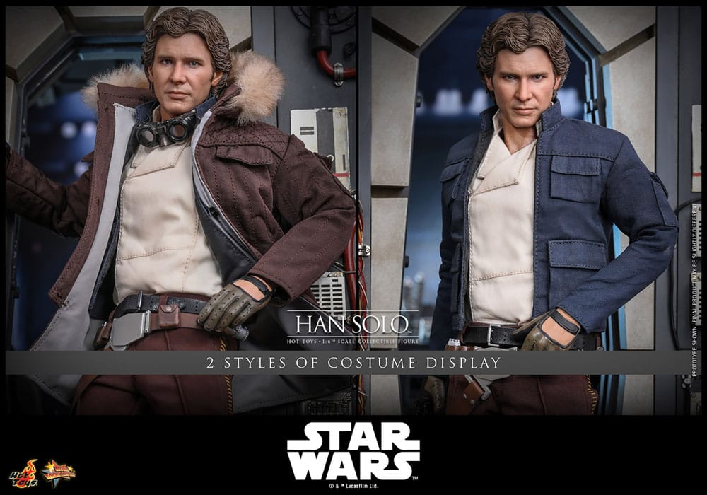 Star Wars Episode V Movie Masterpiece Actionfigur 1/6 Han Solo 31 cm
