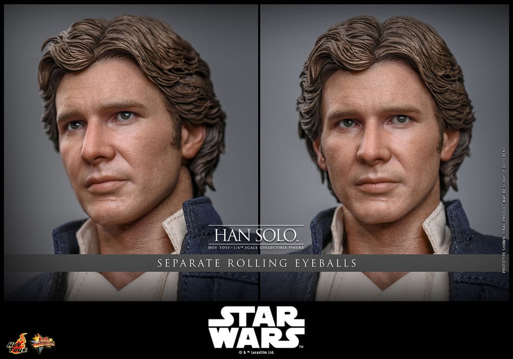 Star Wars Episode V Movie Masterpiece Actionfigur 1/6 Han Solo 31 cm