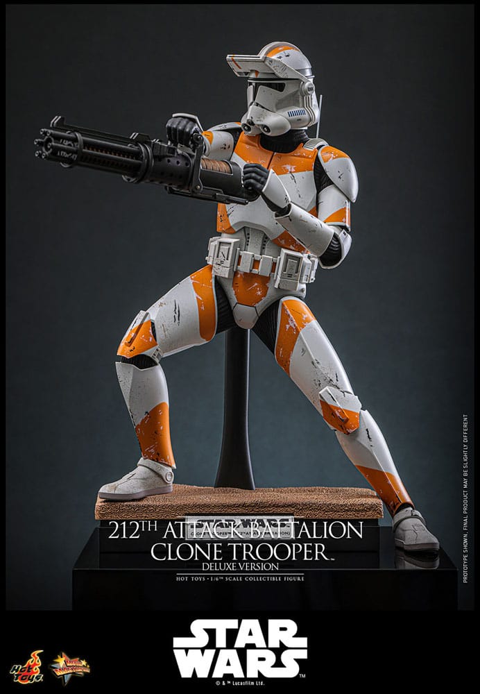 Star Wars: The Clone Wars Actionfigur 1/6 212th Attack Battalion Clone Trooper Deluxe Version 30 cm