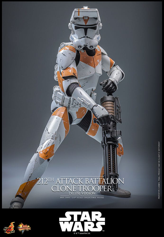 Star Wars: The Clone Wars Actionfigur 1/6 212th Attack Battalion Clone Trooper Deluxe Version 30 cm