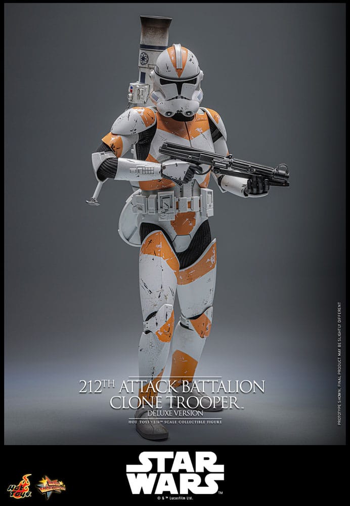 Star Wars: The Clone Wars Actionfigur 1/6 212th Attack Battalion Clone Trooper Deluxe Version 30 cm