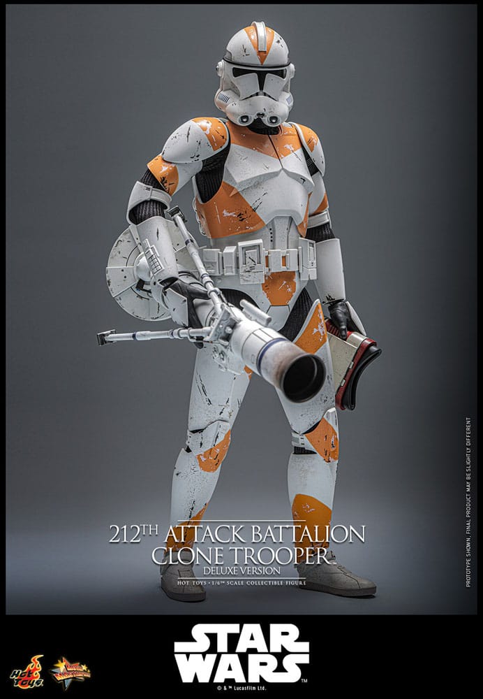 Star Wars: The Clone Wars Actionfigur 1/6 212th Attack Battalion Clone Trooper Deluxe Version 30 cm