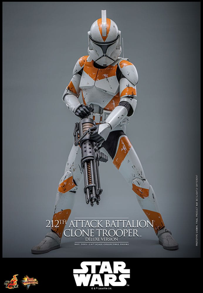 Star Wars: The Clone Wars Actionfigur 1/6 212th Attack Battalion Clone Trooper Deluxe Version 30 cm