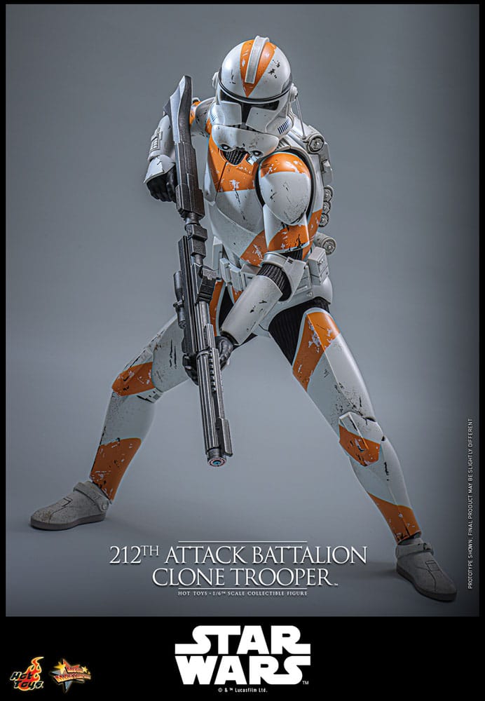 Star Wars: The Clone Wars Actionfigur 1/6 212th Attack Battalion Clone Trooper 30 cm