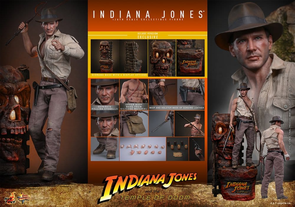 Indiana Jones Movie Masterpiece Actionfigur 1/6 Indiana Jones (Deluxe Version) 30 cm